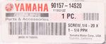 Genuine Yamaha Screw Part Number - 90157-14S20-00