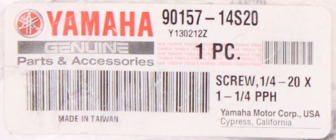 Genuine Yamaha Screw Part Number - 90157-14S20-00