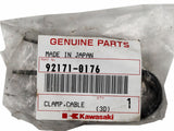 Genuine Kawasaki Cable Clamp Part Number - 92171-0176