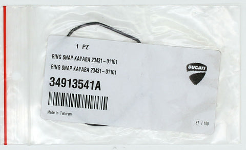 Genuine Ducati Snap Ring Part Number - 34913541A