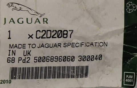 Genuine Jaguar Bolt -Part Number- C2D2087