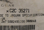 Genuine Jaguar Bolt Part Number - C2C35271