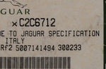 Genuine Jaguar O-Ring Part Number - C2C6712