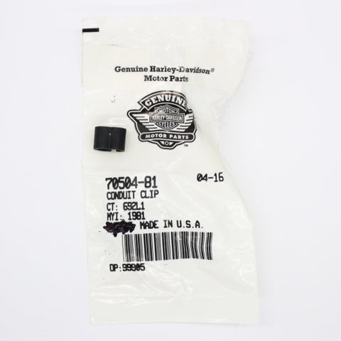 Genuine Harley-Davidson Conduit Clip Part Number - 70504-81