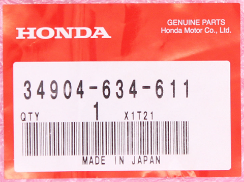 Genuine Honda Bulb Part Number - 34904-634-611