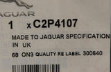 Genuine Jaguar Screw Cover Part Number - C2P4107