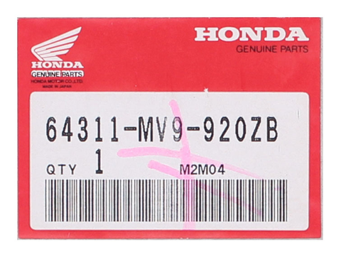 Genuine Honda Mark A, R Decal Part Number - 64311-MV9-920ZB