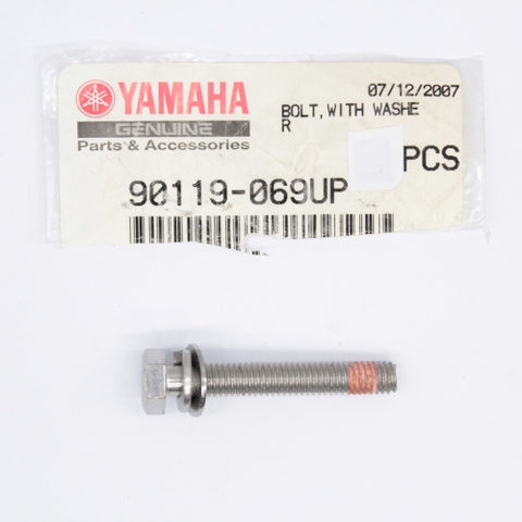 Yamaha Bolt w/ Washer Part Number - 90119-069UP