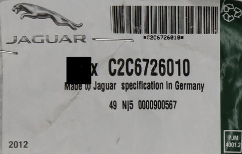 Genuine Jaguar Screw Part Number - C2C6726010