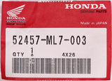 Genuine Honda Dust Seal Part Number - 52457-ML7-003