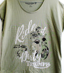 Triumph Margot Ladies Green T-Shirt X-Large PN MTSA17112-XL