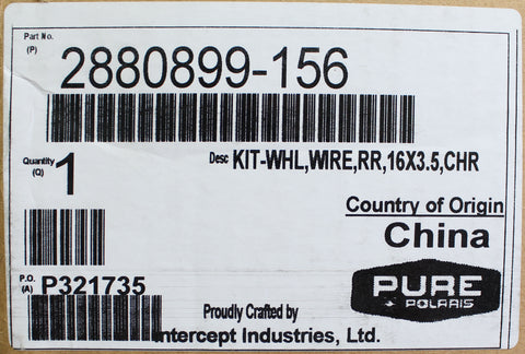 Genuine Polaris Wire Wheel Part Number - 2880899-156