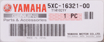 Genuine Yamaha Friction Plate Part Number - 5XC-16321-00-00