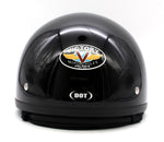 Genuine Victory Gloss Black Half Helmet Size 2XL 285648312