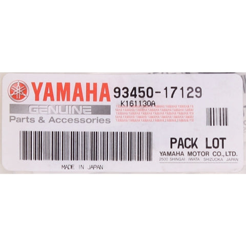 Yamaha Inner Circle Clip Part Number - 93450-17129-00