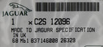 Genuine Jaguar Sealing Ring Part Number - C2S12096