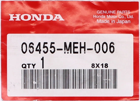 Genuine Honda Pad Set Part Number - 06455-MEH-006