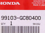 Genuine Honda Slow Jet Part Number - 99103-GC80400