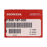 Genuine Honda Pan Screw (5X5) Part Number - 91508-187-000