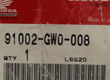 Genuine Honda Connecting Bearing Part Number - 91002-GW0-008