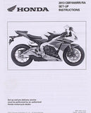 Honda 13' CBR1000RR/RA Set-Up Manual Part Number - 14307