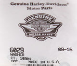 Genuine Harley-Davidson Washer Part Number - 6029 (Pack of 4)