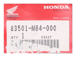 Genuine Honda Tool Box Cover Part Number - 83501-MB4-000