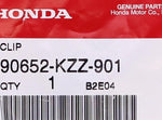 Genuine Honda Clip Part Number - 90652-KZZ-901