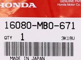 Genuine Honda Pan Screw Part Number - 16080-MB0-671