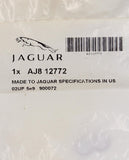 Genuine Jaguar O-Ring (Pack Of 2) Part Number - AJ812772