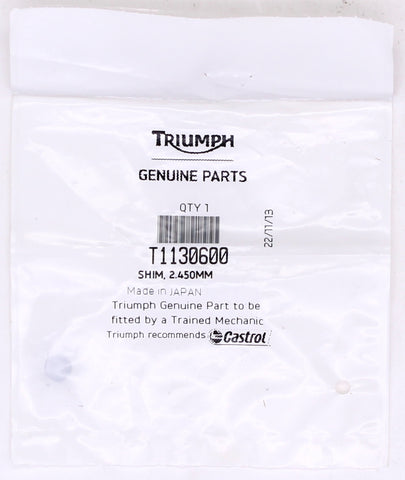 Triumph Shim PN T1130600