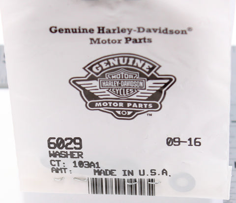 Genuine Harley-Davidson Washer Part Number - 6029