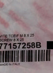 Genuine Ducati TCEIF Screw M8x25 Part Number - 77157258B