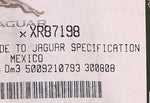 Genuine Jaguar Wiper Blade Part Number - XR87198