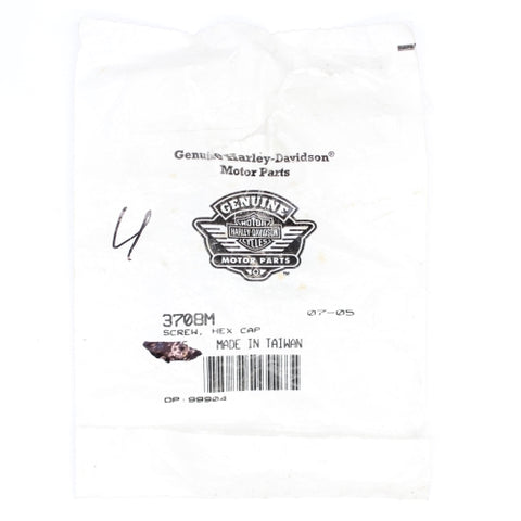 Genuine Harley-Davidson Screw, Hex Cap Part Number - 3708M