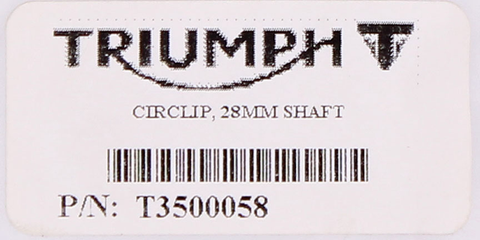 Genuine Triumph Circle Clip Part Number - T3500058