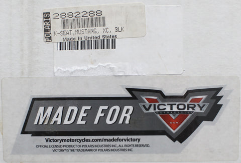 Victory Mustang Black K-Seat PN 2882288