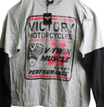 Victory Motorcycles V-Twin 2-In-1 Tee Size M Part Number - 286630003