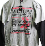 Victory Motorcycles V-Twin 2-In-1 Tee Size M Part Number - 286630003