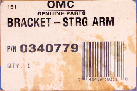 Genuine OMC Steering Bracket Part Number - 340779