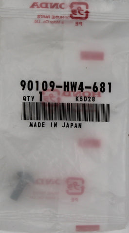 Genuine Honda Truss Screw Part Number - 90109-HW4-681