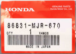 Genuine Honda Side Emblem Part Number - 86831-MJR-670