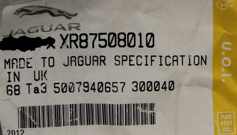 Jaguar Cowl Grille Clip Part Number - XR87508010