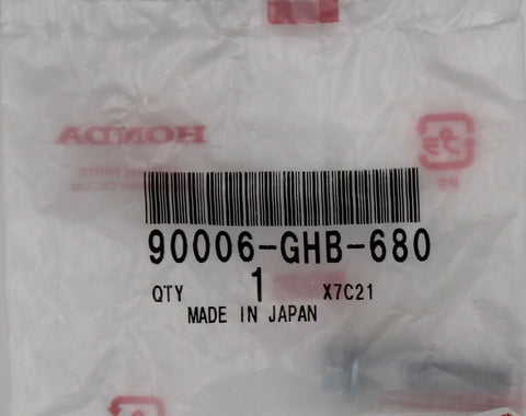 Honda Flange Bolt Part Number - 90006-GHB-680