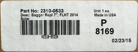 Replacement Wind Shield Part Number - 2310-0533 For Harley-Davidson