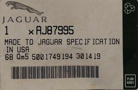 Genuine Jaguar Screw Part Number - AJ87995