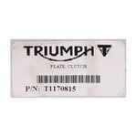 Triumph Clutch Plate PN T1170815