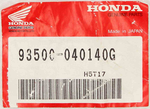 Honda Pan Screw Part Number - 93500-040140G