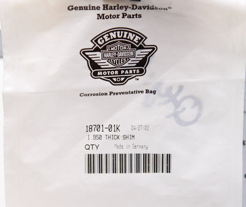 Harley-Davidson Thick Shim 1.950 Part Number - 18701-01K