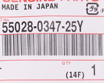 Genuine Kawasaki Lower Right Cowling Part Number - 55028-0347-25Y